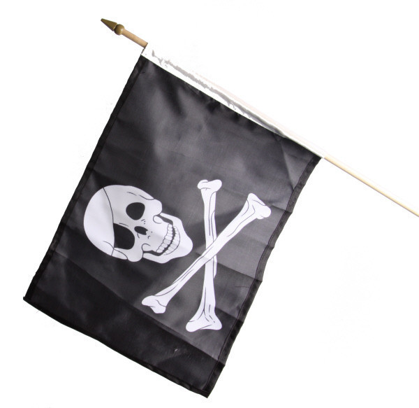 Piratenflagge 55 x 45 cm Spielturmzubehör Piratenfahne Fahne Kletterturm 